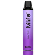 MLife Grape Ice - 6000 Puffs of Sweet Menthol Bliss

