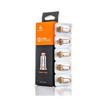 Geek Vape Aegis Pod Replacement Coils, G Series, 0.6Ω Mesh, 1.2Ω, push-fit design.

Geek Vape Aegis Pod Replacement Coils, G Series, 0.6Ω Mesh, 1.2Ω, push-fit design.

