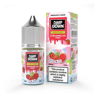 Strawberry Kiwi Ice 30ML e-liquid bottle from the Drip Down Edition series