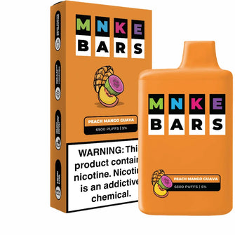 Peach Mango Guava - MNKE Bars 6500 Puffs 20MG disposable vape