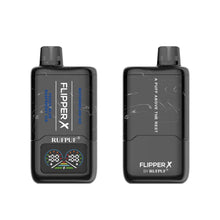 RUFPUF Skipper X 5% disposable vape with Peach Blue Raspberry Ice and Watermelon Ice flavors.

