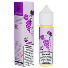Tokyo Grape Ice e-liquid with ripe grape flavor and an icy finish.