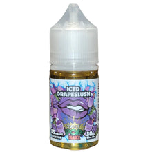 Grape Slush Ice 30ML e-liquid bottle with fresh grapes and icy slush.