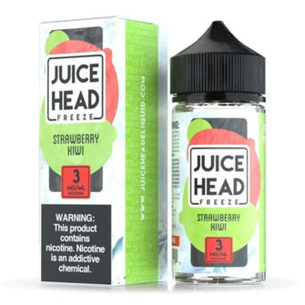 Strawberry Kiwi 100ML by Juice Head Extra Freeze with sweet strawberries, tangy kiwis, and icy finish.

